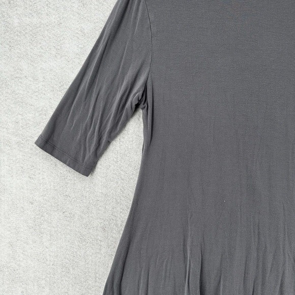 Anthropologie Caite Dress Womens MEDIUM Floral Embroidered Tunic Boho Midi - Picture 7 of 12